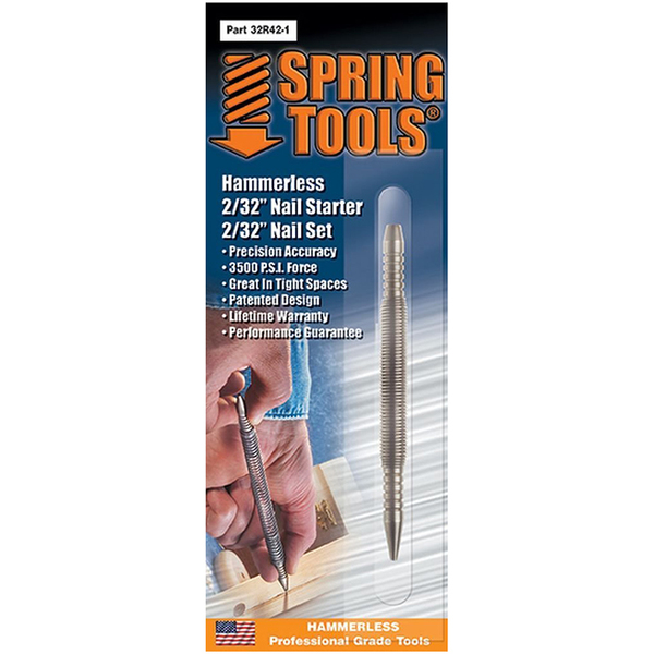 Spring Tools 2/32" Spring Tools 32R42-1 Spring Tools Nail Starter/Setter Combo 32R42-1